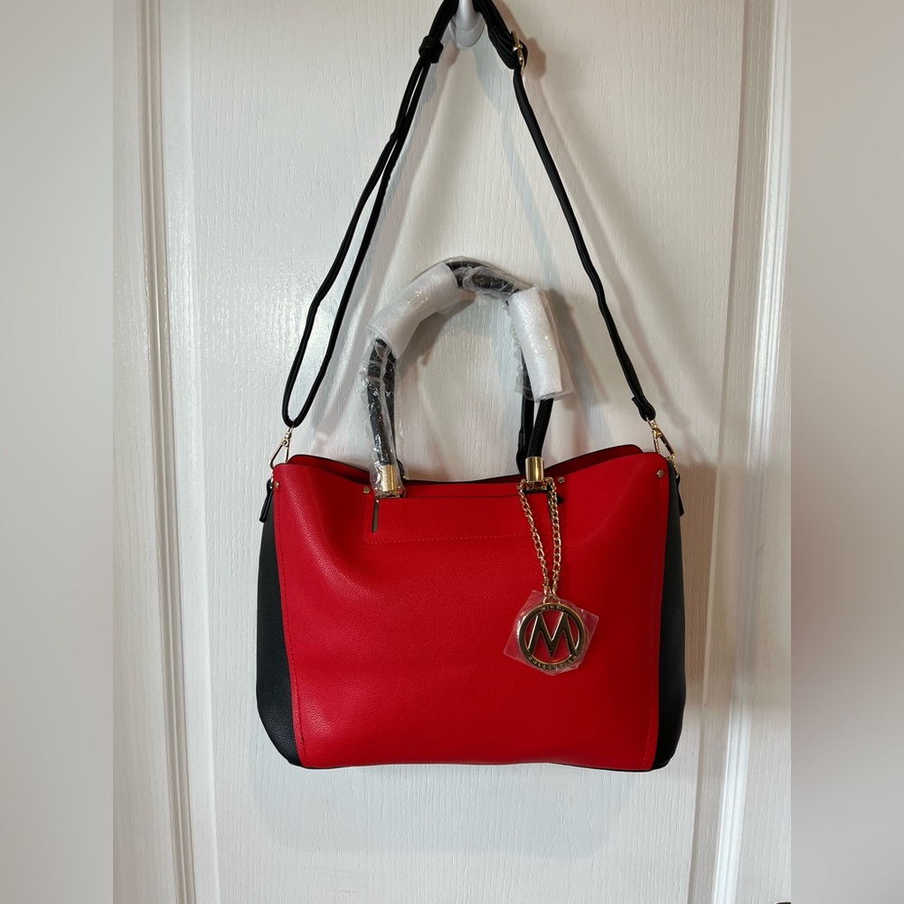 Miak Collection Red & Black purse